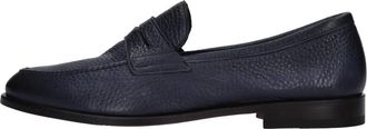Fratelli Rossetti Leren Moccasins - Heren - Loafers - Blauw - 39 EU - Leer - Schoenen