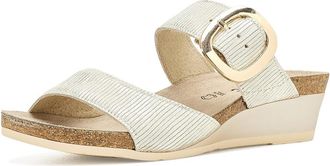 Naot Magic Womens Sandals Platinum Striped Suede : EU 42 (US Womens 11) M