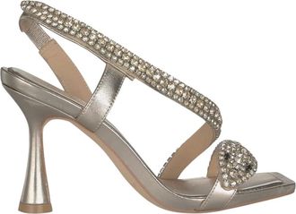 Alma En Pena Alma EN Pena, Schoenen, Dames, Geel, 38 EU, Cirkelvormige Slangehak Sandaal