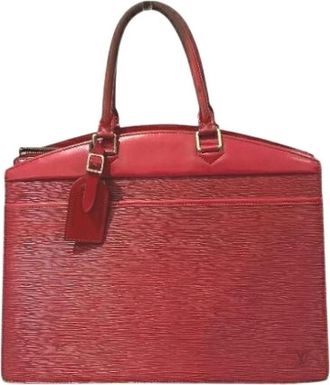 Louis Vuitton Pre-owned Riviera Epi Handbag - Dames - Vintage Handtas - Rood - ONE Size - Leer - Vintage