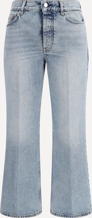 Toteme Jeans in cotone con fondo svasato Woman 26