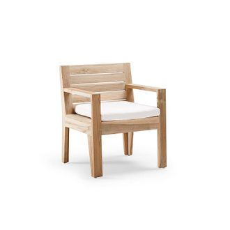 Frontgate St. Kitts Dining Cushion - Standard, Sailcloth Air Blue - Frontgate