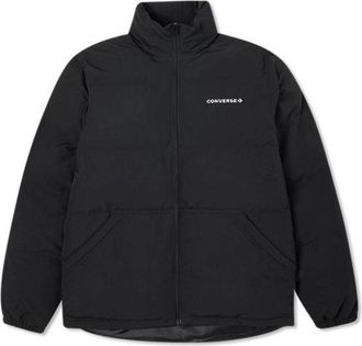 Converse Core Puffer Textile Jacket Asia Sizing Black 10021946-A03