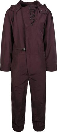 Ferragamo Mens Long Sleeve Jumpsuit In Purple