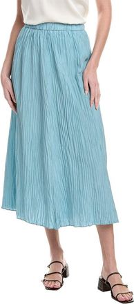Eileen Fisher Eileen Fisher Pleated Silk Flare Skirt