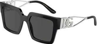 Dolce & Gabbana DG4446B 501/87 Womens Sunglasses Black Size 53