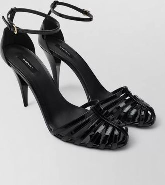 Givenchy patent leather cage sandals