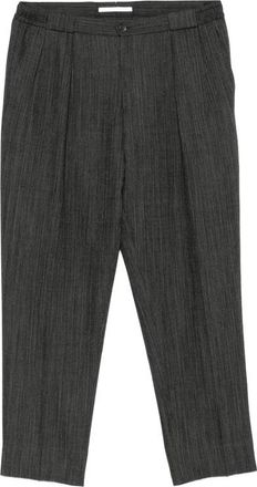 BRIGLIA 1949 Herringbone Pleated Trousers