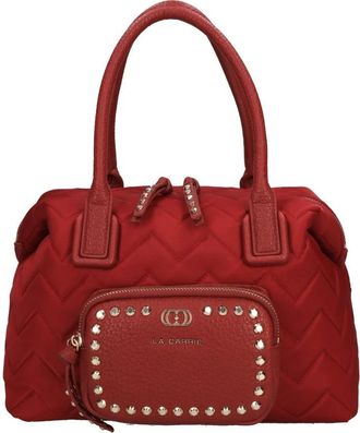 La Carrie Dark Wave Bag - Dames - Handtassen - Rood - ONE Size - Leer - Tassen