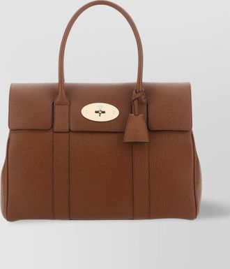 Mulberry handbag with structured silhouette and top handle