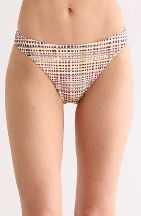 Volcom Crossed Path Bikini Bottoms in Pink Multi at Nordstrom Rack, Size Medium