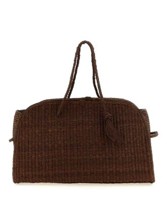 Jacquemus le grand turismo raphia shopping bag