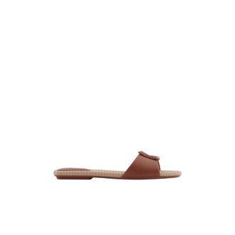 A|X Armani Exchange Sliders - female - Armani Exchange - Sliders - Brown - 4 UK - Shoes