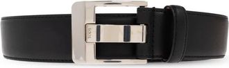 Tod's Leren riem - Heren - Riemen - Zwart - 105 CM - Leer - Accessoires