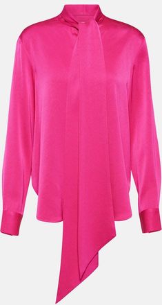 Alex Perry Satin crepe blouse