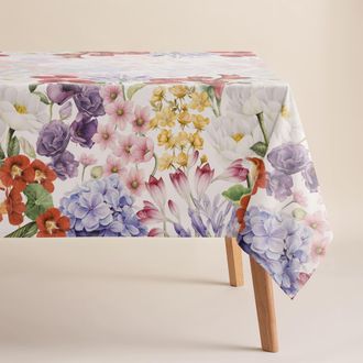 Mint Mantel 100%algod&oacute;n antimanchas estampado 155x250 cm