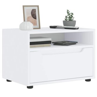 vidaXL Vidaxl - Mobile Tv Visnes Bianco 60x40x38 Cm In Legno Multistrato