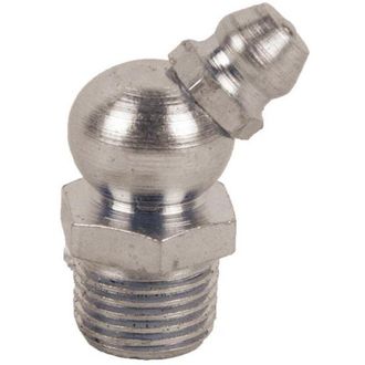 cofan Cofan - Engrasador Semicurvo 1/4 Sae Caja 100 Unid., Engrasador Semicurvo 45&deg; Met&aacute;lico