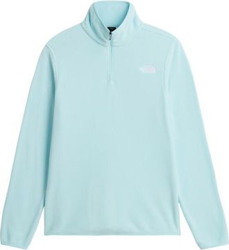 The North Face Glacier Fleece 1/4 Zip Jacket Fleecepullover f&uuml;r Damen | blau/grau