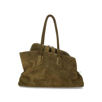 The Attico La Passeggiata Suede Medium Tote