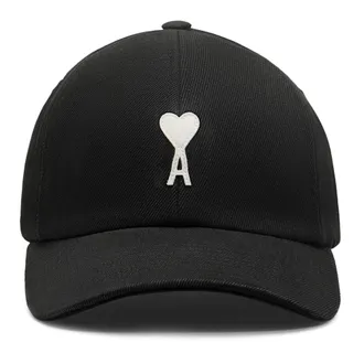 Ami Caps, unisex, Black, Size: ONE SIZE Ami de Coeur Felt Cap