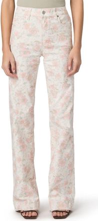 Paige Leenah High Waist Wide Leg Jeans in Bouquet at Nordstrom, Size 26