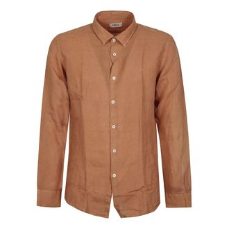 Altea Casual Shirts, male, Brown, Size: XL Bond Long Sleeve Shirt