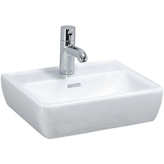 Laufen Laufen - Pro A Lavabo Con Enjuague Manual, 1 Agujero Para Grifo