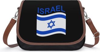 Generic Flag of Israel1 Fashion Womens Crossbody Bags Novelty Handbag Shoulder Bag Purse