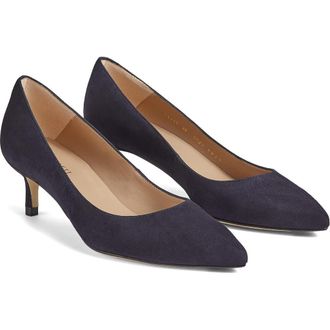 L.k. Bennett Audrey Pointed Toe Pump in Navy at Nordstrom Rack, Size 8Us / 38Eu