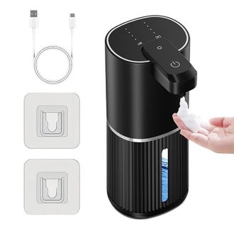 OEM Dispensador Autom&aacute;tico De Jab&oacute;n Con Sensor, Generador De Espuma El&eacute;ctrico, Dispensador Inteligente De Gel Desinfectante Para Manos, Modelo Gota Negra