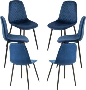 Regalos Miguel Packs Sillas Comedor - Pack 6 Sillas Boide - Azul