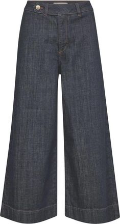 Mos Mosh Wide Jeans - Dames - Loose Fit Jeans - Blauw - W32 - Jeans