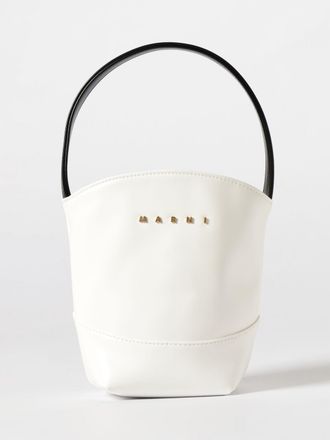 Marni Borsa Flower Basket in pelle sintetica