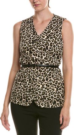 Anne Klein Long Five Button Vest