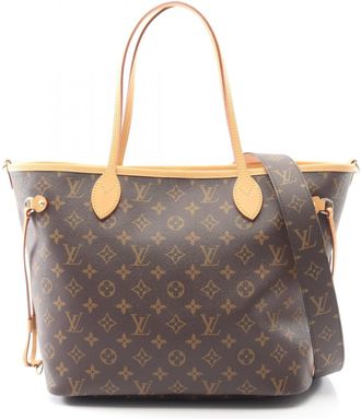 Louis Vuitton Brown Monogram Orange Coated Canvas Tote Bag (Pre-Owned)