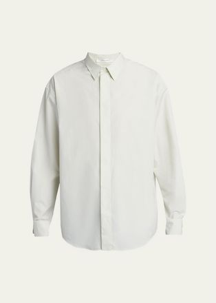 The Row Mens Nilo Cotton Poplin Button-Down Shirt