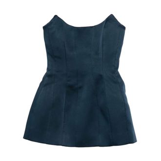 Rebecca Vallance Tops, Dames, Blauw, S, Pailletten, Elivera Mouwloze Top met Pailletten en Mesh