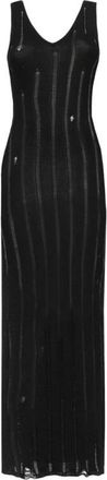 Laneus Maxi Dresses, female, Black, Size: S Maxi Dress