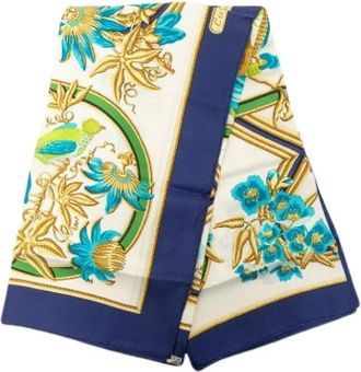 Herm&egrave;s Pre-owned Caraibes Sjaal - Dames - Vintage Accessoires - Veelkleurig - ONE Size - Vintage