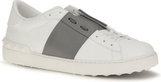 Valentino Garavani Mens Open Sneakers Bianco-Dark Steel Bianco/dark