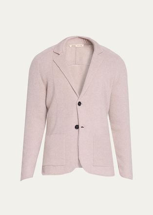 Massimo Alba Melange Brushed Cashmere Crewneck Sweater