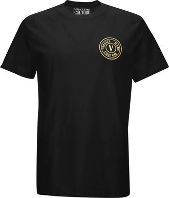 Versace Jeans Couture T-shirts en Polos - Heren - T-shirts - Zwart - XL - Tops