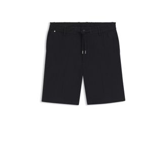 BOSS Linen-blend shorts in a modern fit