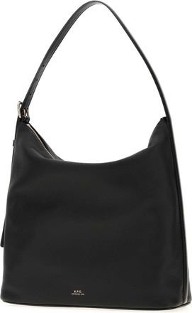 A.P.C. Womens Vera Shoulder Bag Black Vache