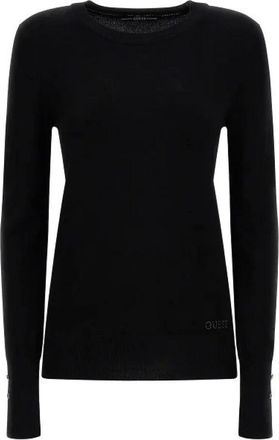 Guess Rondgebreide bovenkleding - Dames - Ronde hals truien - Zwart - 2XL - Truien & Vesten