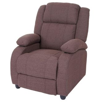 Hhg [nunca Usado] Sill&oacute;n Tv Lincoln, Sill&oacute;n Reclinable, Tela/textil, Caoba