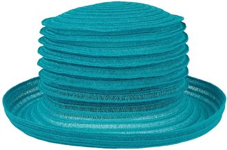 Mayser Belma Hemp Hat Women - Made in The EU Holiday Straw Spring-Summer Summer - One Size Turquoise