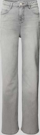 OPUS Regular Fit Jeans mit Eingrifftaschen Modell Mivy in Hellgrau, Gr&ouml;&szlig;e 34/31