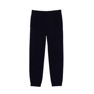 Lacoste Joggingbroek voor dames, geweven, met een ruime pasvorm (Marineblauw)